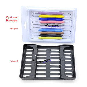 Ensemble d'instruments de remplissage en résine composite orthodontique 10/Pcs Professional LM Style Hand Plugger Tools Dental High and Autoclavable - Product Image 1