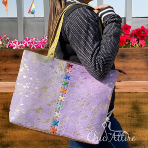 Meilleure vente véritable imprimé Animal en cuir de vachette femmes sacs fourre-tout haute qualité Style Vintage grande capacité Cowgirl sacs à bandoulière - Product Image 1