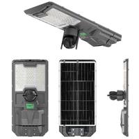 Farola Solar con Cámara 4G Wifi, Lámpara Solar de Monitoreo para Exteriores, Cámara CCTV Inalámbrica con Red, Cámara Solar de 300W 500W
