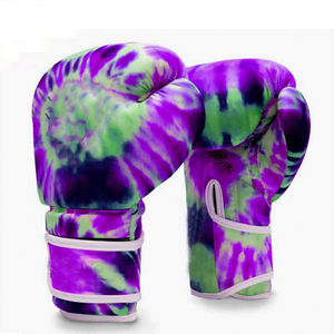 Wholesale Trendy Professional Boxing Sparring Breathable Leather Polyester Custom Logo Sizes Customized Labels <b>Hook</b> Loop Gloves - Product Image 3