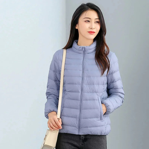 Chaquetas Acolchadas, Abrigos Cortos, Chaquetas de Plumón para Mujer, Tallas S-XL, Chaquetas Bomber de Invierno con Parches Personalizados - Product Image 2