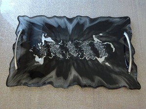 Plateau décoratif en résine de haute qualité, rectangulaire, disponible en plusieurs couleurs, pour la décoration intérieure - Product Image 2