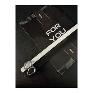 Ceinture fine pour femme avec boucle de créateur, ceinture pour veste, ceinture pour chemise, ceinture pour robe - Noir et blanc - Product Image 3