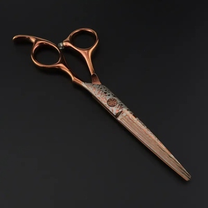 Ciseaux de coupe de cheveux réglables en acier inoxydable de haute qualité, poignée ergonomique, cisailles de salon pour des coupes de cheveux précises et lisses - Product Image 5