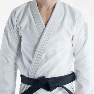 Customized Men's Judo Uniform Sets Front Logo Breathable Lightweight 100% Cotton Martial Arts Training - Product Image 6