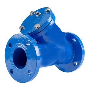 Filtre en fonte de qualité supérieure de type Y avec extrémité à bride, puissance manuelle, capacité haute et basse température pour l'industrie chimique - Product Image 1