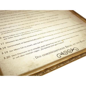 Póster de Estilo Tradicional con Leyes de Matrimonio para Bodas - Product Image 4