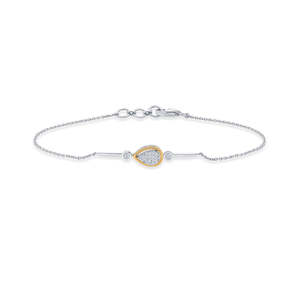 Pulsera Flexible de Oro y Diamantes - Product Image 2
