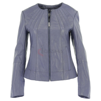 Blouson de motard en cuir de vachette et peau de mouton avec doublure en coton et laine brute, personnalisable OEM ODM, chaud et uni pour femme, idéal pour l'hiver
