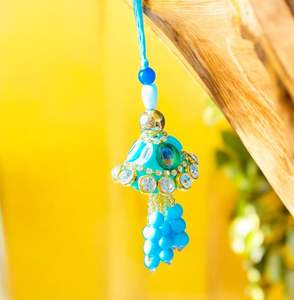 Best Quality <b>Charm</b> Beads Rakhi with Natural Hues Celebrate Raksha Bandhan with Handmade Elegance Available at Factory Price - Product Image 1