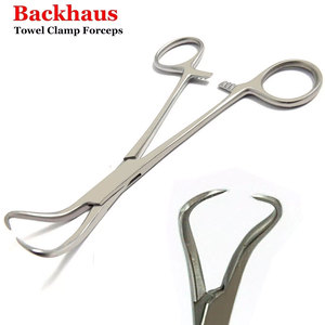 Toalla de agarre hemostático Backhaus Piercing quirúrgico Bloqueo Fórceps veterinarios - Product Image 4
