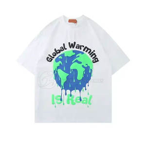 เสื้อยืดผู้ชายขนาดใหญ่แห้งเร็วใส่สบายพิมพ์ลายพัฟโลโก้เบาผ้าฝ้าย/โพลีเอสเตอร์ถักสำหรับกลางแจ้ง - Product Image 1