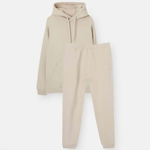 Vente en gros de vêtements décontractés en coton de qualité supérieure Survêtements en coton personnalisés Survêtements en coton de couleur unie - Product Image 6