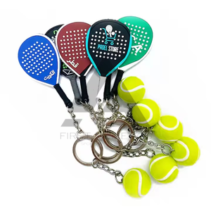 Llaveros 2025 para padel Jugadores de goma de silicona personalizados con logotipos personalizados OEM colores llaveros ligeros y duraderos - Product Image 3
