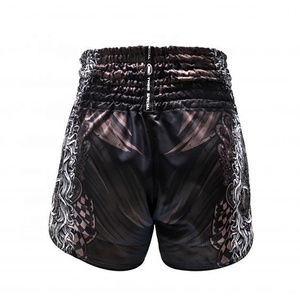 Conjuntos de Pantalones Cortos de Boxeo Profesionales de Muay Thai de Último Modelo y Alta Calidad, Diseño Frontal Personalizado, Satén Cómodo y Duradero - Product Image 3