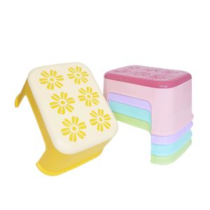 Bulk Virgin PP Plastic <b>Step</b> Platform Heavy Duty Sunflower Pattern Squatting Toilet Footrest Stackable Washroom Bench Supplier - Product Image 6