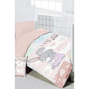 Set di copripiumino bambino coniglio rosa Maxstyle