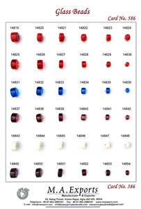 Perles de verre en forme de pneu de marque MAE à la mode, 7x6x6 mm, multicolores, pour la fabrication de bijoux à prix de gros - Product Image 6