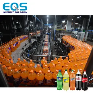 Factory Price High Speed Carbon Drink Soft Washing Filling And Sealing Beverage Machine For PET Bottle