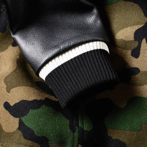 CUSTOM LOGO <b>CAMO</b> <b>JACKET</b> MEN HOMBRE VARSITY/LETTERMAN VARISTY BASEBALL and FOOTBALL <b>JACKET</b> For Man - Product Image 3