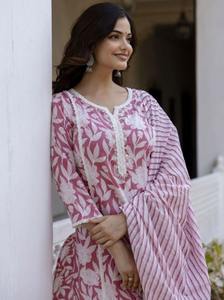 ชุดกระโปรงผ้าเรยอนสำหรับสตรีดีไซน์ใหม่สวยงานพิมพ์สี่ด้านดูมีสไตล์ - Product Image 4