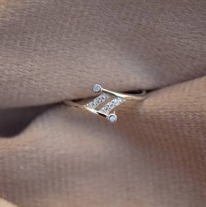 Anillo fino minimalista de Plata de Ley 925 con accesorio de fiesta de boda delicado fino CZ para aniversarios de mujeres - Product Image 1