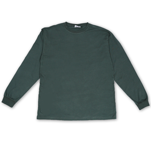 T-shirt pour homme à manches longues et col rond, 100% coton, 210 g/m², teint en pièce, écologique et respirant - Product Image 1