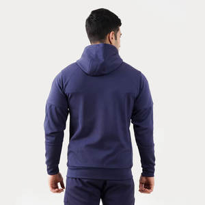 Survêtement athlétique 2 pièces pour hommes, jogging décontracté à fermeture éclair complète, ensemble de sport d'entraînement, vêtements de sport - Product Image 4