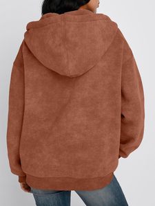 Sweat à capuche pour femme, impression numérique personnalisée, 100% coton molletonné, sweat à capuche décontracté, vêtements unisexes - Product Image 2