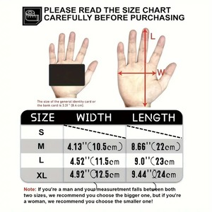 Gants de moto en cuir unisexes à doigts entiers - Protection de course de motocross, antidérapants, pour une utilisation hivernale en plein air, pour la conduite sportive - Product Image 6