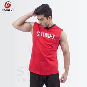 Camiseta sin Mangas Transpirable de Secado Rápido para Hombre, Camiseta Deportiva para Gimnasio con Logotipo y Diseño Personalizables en la Parte Delantera - Product Image 2