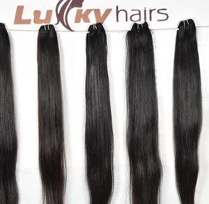 Extensions de cheveux humains vierges indiens non traités, couleur noire naturelle, raides, bruts, vente en gros, tissage de cheveux humains pour femmes - Product Image 3