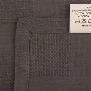 100% ensemble de serviettes en satin de coton à séchage rapide serviette en lin solide blanc tissé pour la maison hôtels restaurants utilisation durable de la cuisine - Product Image 1