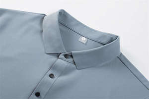 Camiseta Polo de Moda para Hombre, Informal, Elegante, de Algodón, con Cuello, Transpirable, de Verano, Ajustada, de Estilo Moderno - Product Image 3