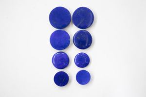 Cabochon de Lapis Lazuli naturel de haute résistance pierre précieuse ronde polie en vrac pour bague et pendentif faisant l'offre de prix en vrac - Product Image 4