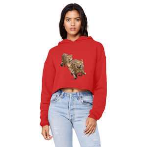 Sudadera con Capucha Corta Unisex Estilo Boyfriend con Borde Crudo, Estilo Jersey Informal de The Cheetah Brothers para Primavera, Transpirable y Cómoda - Product Image 4