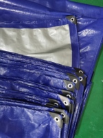 Bâche en PE imperméable, résistante, pour extérieur, avec œillets renforcés résistants aux UV