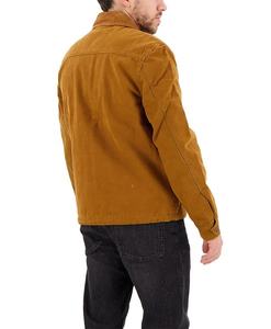 Veste de travail vintage Detroit à fermeture éclair, style personnalisé, écologique, 100% coton, grande taille, imperméable, coupe ample, vêtement en denim pour le printemps - Product Image 2