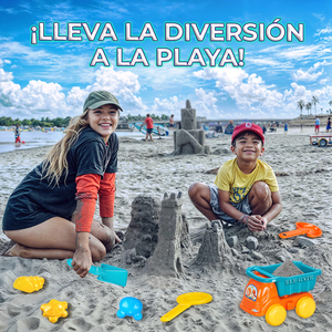 Juego de Playa de Plástico con Camión Móvil y Arena para Diversión al Aire Libre en Verano - Product Image 5