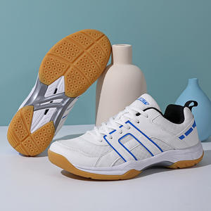 Chaussures de badminton à boucle rotative, semelle en caoutchouc, chaussures de sport respirantes, chaussures d'entraînement de compétition, chaussures de tennis pour étudiants - Product Image 3
