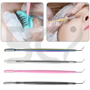Outils de séparation pour rehaussement de cils, double tête en acier inoxydable, faciles à utiliser, antidérapants, pour la beauté des yeux - Product Image 4