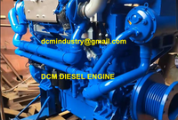 Chine SHANGHAI SDEC SC25K moteur diesel marin 426kW 450kW 490kW 588kW ensembles de moteur de bateau démarrage électrique