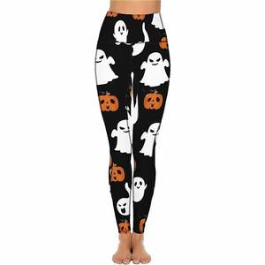 Haute élastique femmes pantalons de Yoga pantalons de survêtement de gymnastique Fiber chimique mélangé pantalons de gymnastique femmes vêtements de sport sans couture sport Leggings - Product Image 5