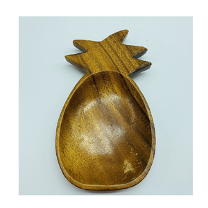 Restaurante Artículos usados para el hogar Cuencos de madera de acacia en forma de piña Ensalada Tazón de fruta seca Directo por UF INTERNATION - Product Image 2