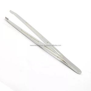 แหนบถอนคิ้วแบบเอียงโลโก้,ทำจากสเตนเลสสตีลสำหรับกำจัดขน - Product Image 3