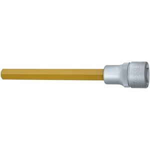 HAZET Llave de vaso hexagonal interna de 1/2 pulgada, inserto de 10 mm de diámetro y 140 mm de longitud - Product Image 1
