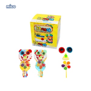 ลูกอมฟัดจ์รสผลไม้รวมหลากสี ขายดี บรรจุกล่องลายการ์ตูน รสหวานอมเปรี้ยว - Product Image 3