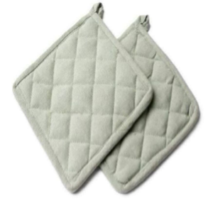 Ensemble de maniques de cuisine en coton réutilisable en lin écologique imprimé sur mesure, résistant à la chaleur, tapis durables, tampons, conception imprimée numérique - Product Image 6