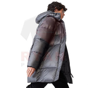 Wholesale High Quality Long Puffer <b>Jackets</b> For <b>Men</b> Adults And Kids Customized Colour Design And Printing Plus Size - Product Image 6