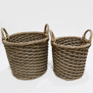 Artex Dong Thap Juego de 2 cestas de almacenamiento con asas de bucle - Product Image 2